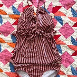 Large Maternity Swimsuit Tankini